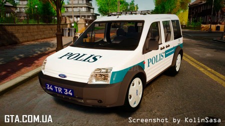 Ford Transit Connect Turkish Police [ELS]